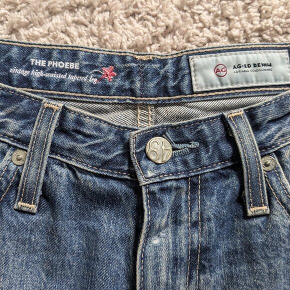 NWT AG Adriano Goldschmied The Phoebe Vintage High Waist Tapered Leg Jeans - Picture 6 of 16